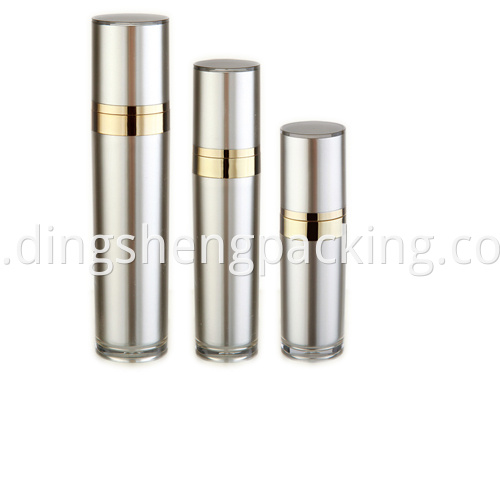 Aluminum Cosmetic Lotion Airless Pump Bottle And Jar